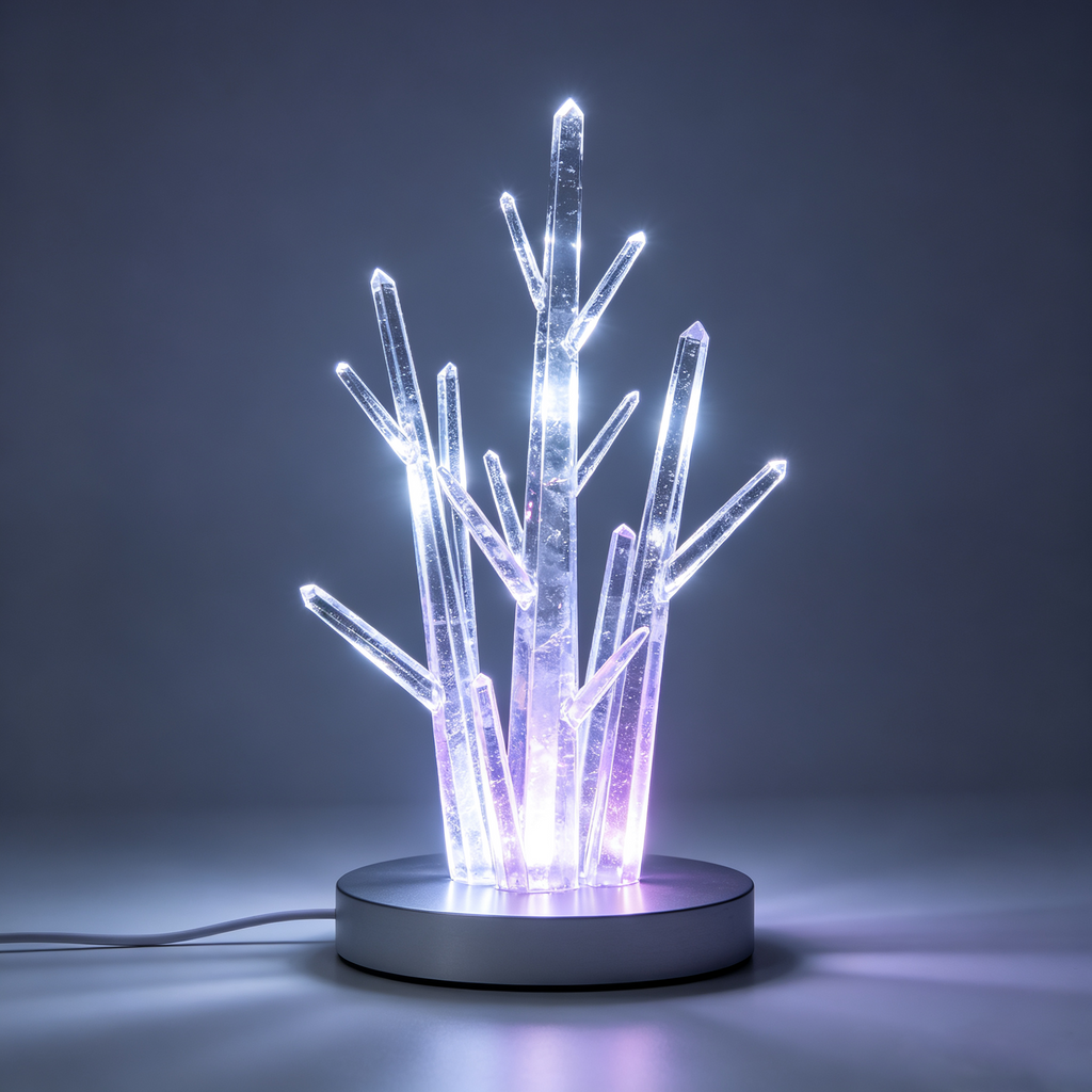 Luxury Crystal Ice Tree LED Table Lamp