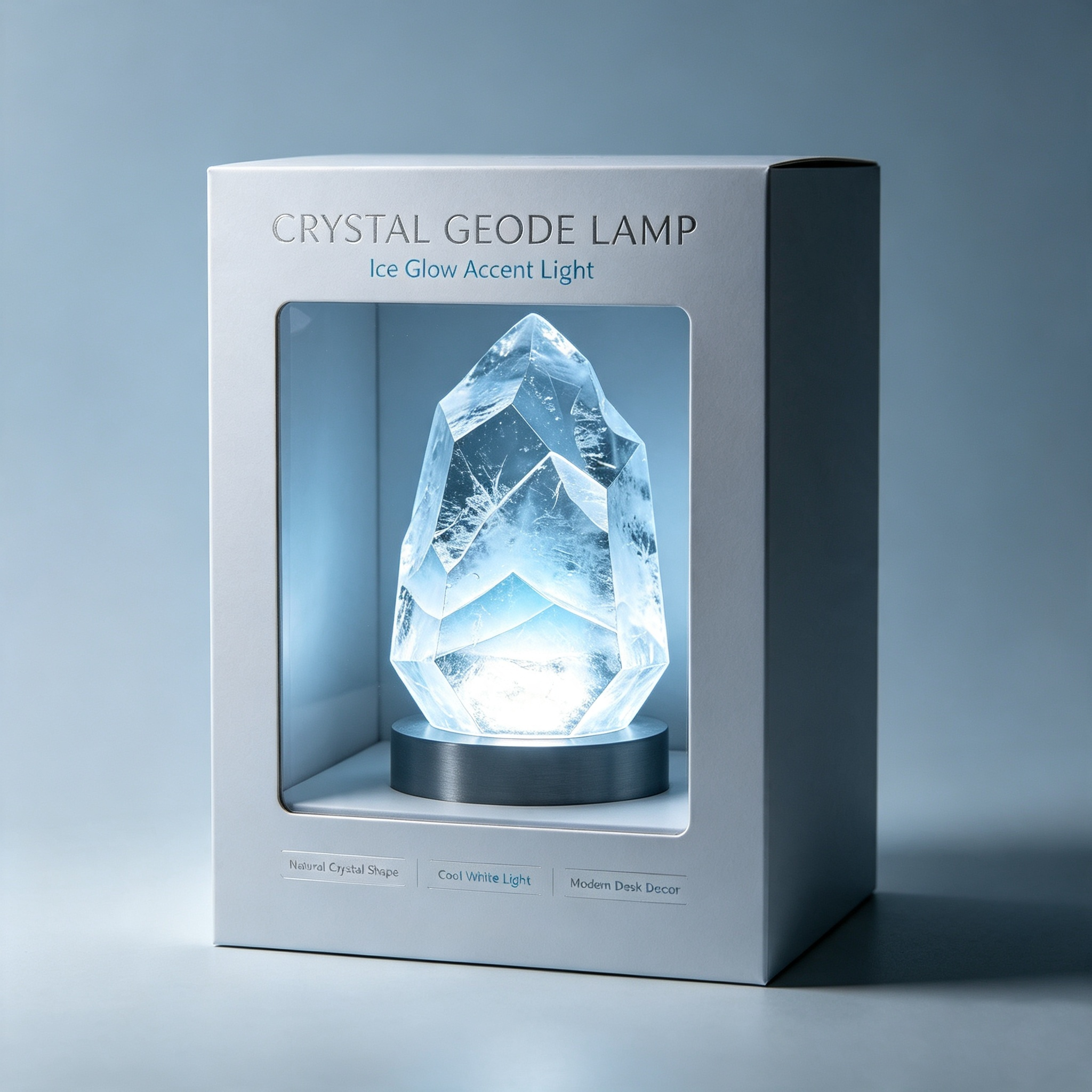 Luxury Ice Crack Crystal Point Table Lamp