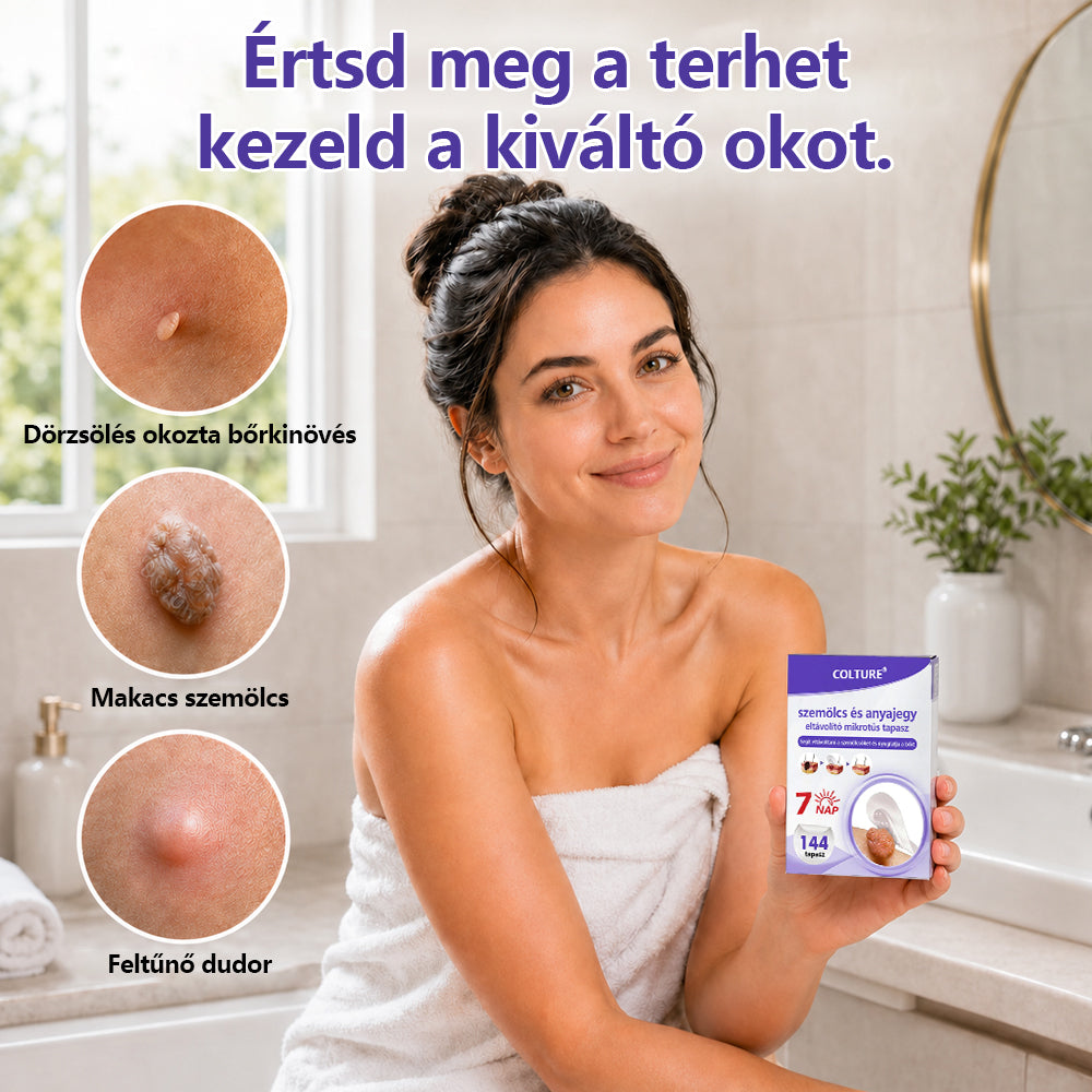 👩🏻‍⚕️COLTURE® szemölcs- és anyajegytávolító mikrotűs tapasz