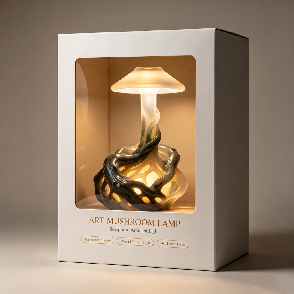 Ink Gradient Jade-like Art Ambient Lamp