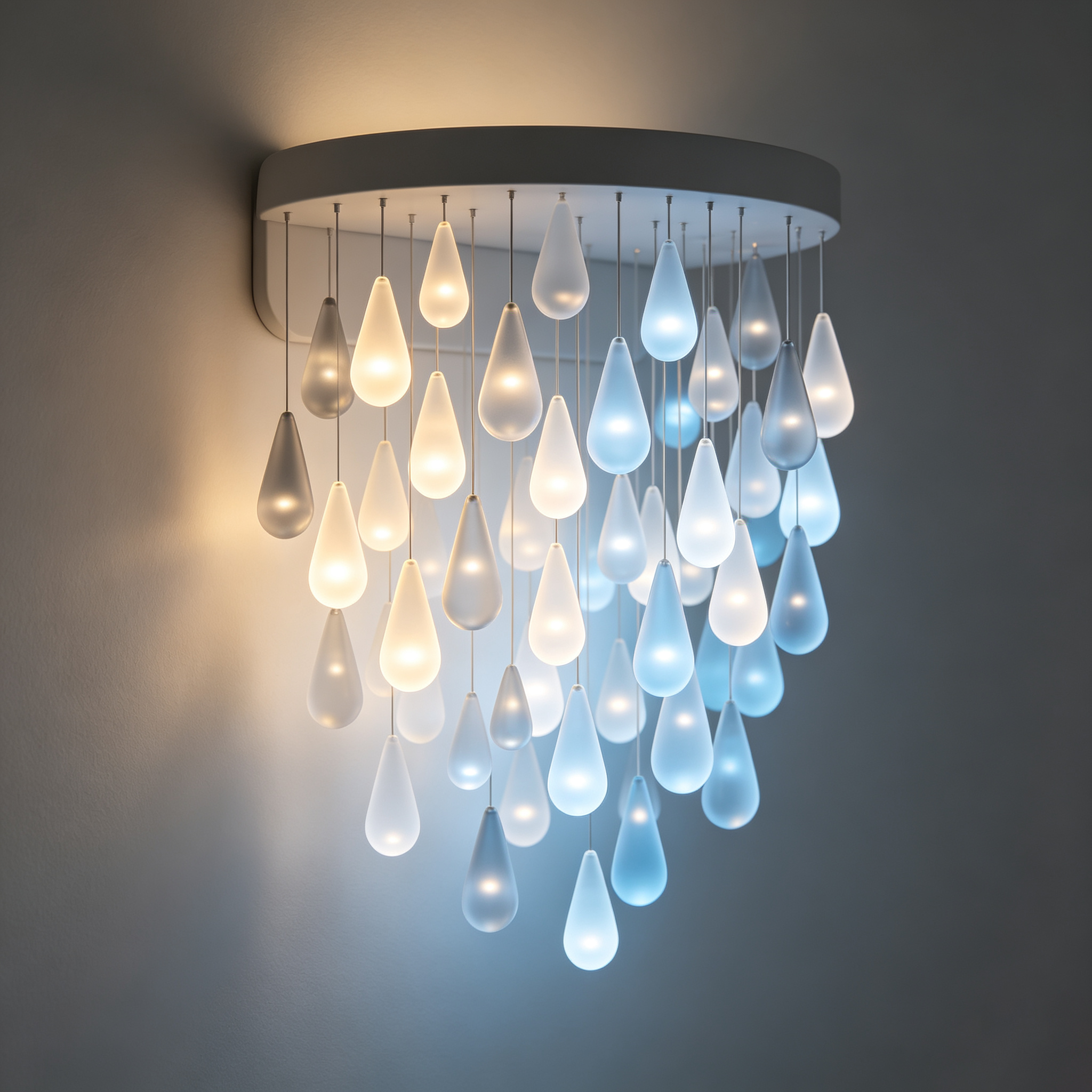 Luxury Water Drop Pendant LED Wall Sconce